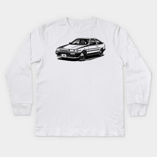 EUROBEAT INTENSIFIES - LEVIN full-body version Kids Long Sleeve T-Shirt